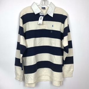 POLO by RALPH LAUREN Striped Rugby Shirt NEW